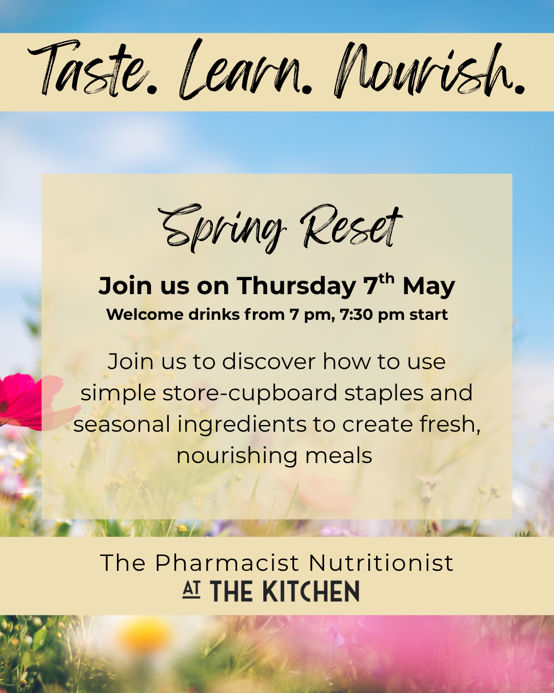 Spring Reset - Thursday 7th May 2026