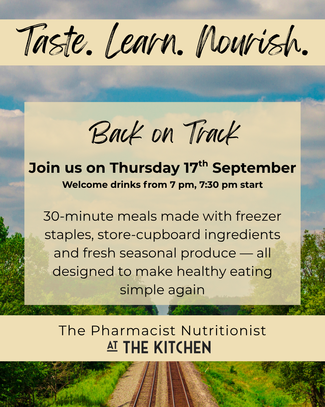 Back on Track: Thursday 17th September