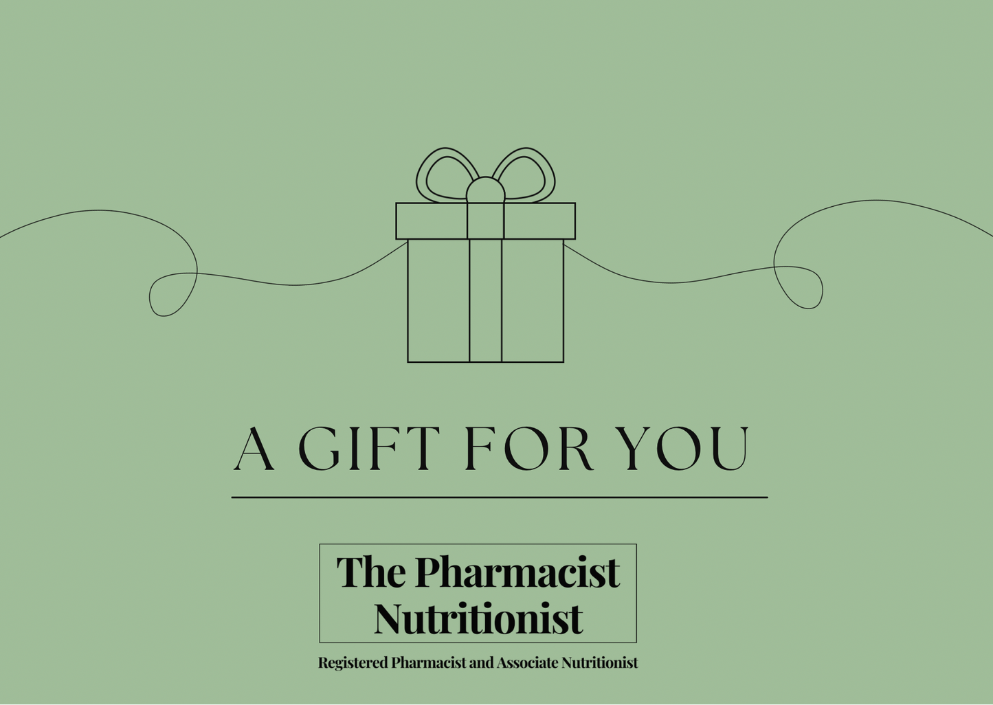 The Pharmacist Nutritionist Gift Card