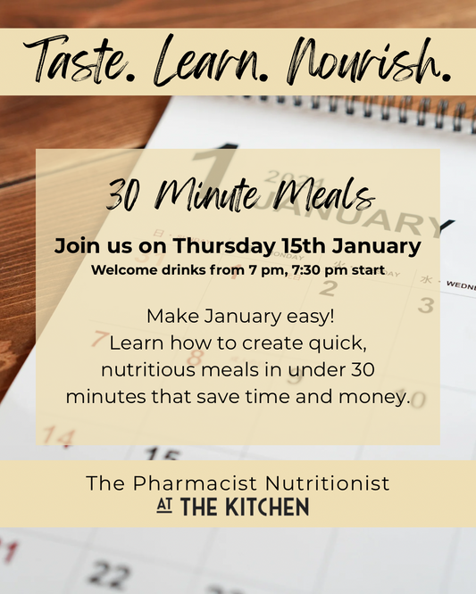 30-Minute Meals - Make January Easy. Thursday 15th January 2026