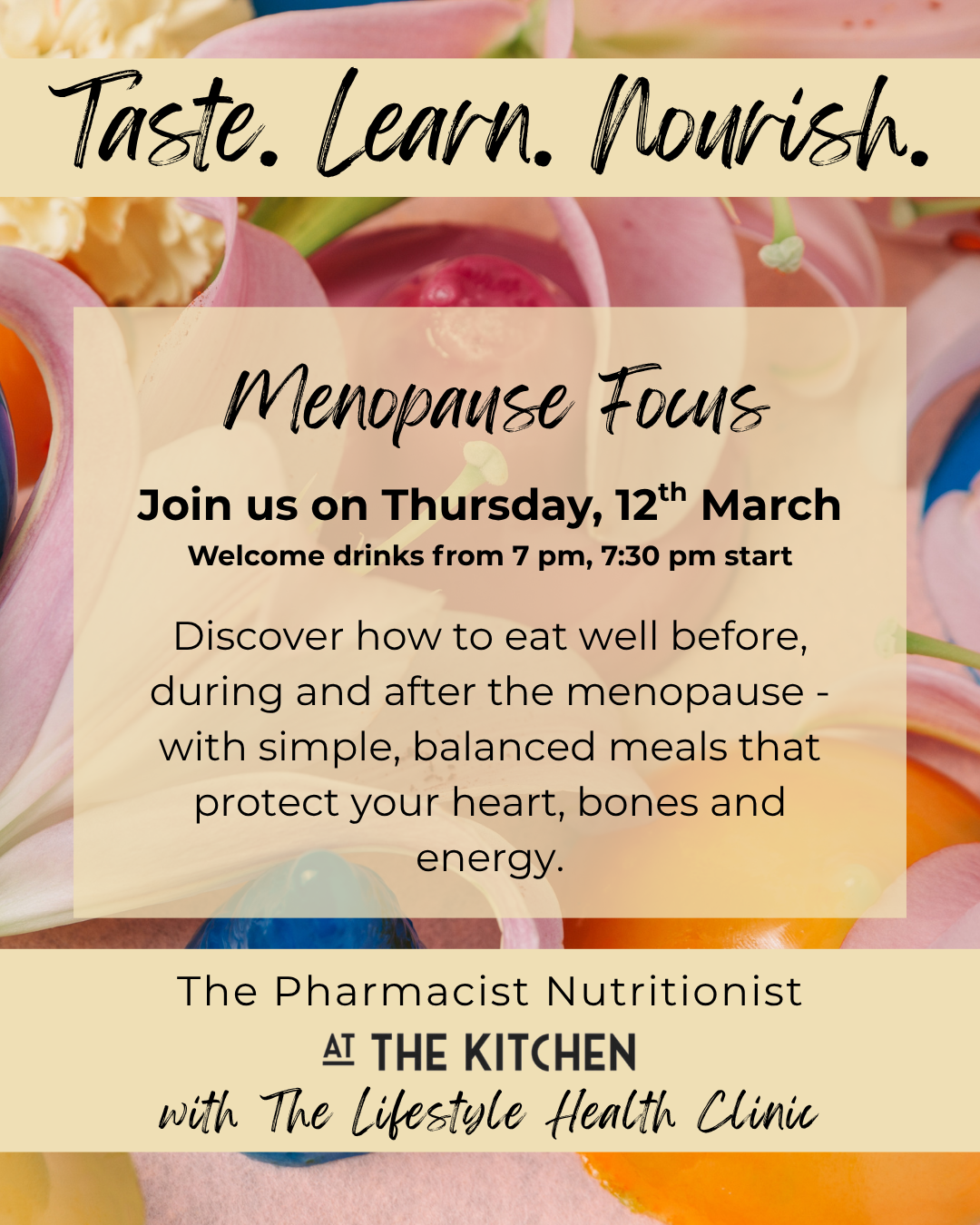 Menopause Focus: Thursday 12th March 2026